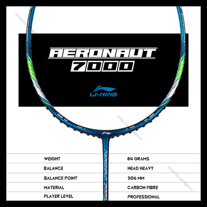 Li-Ning Aeronaut 7000 Unstrung Badminton Racket - InstaSport
