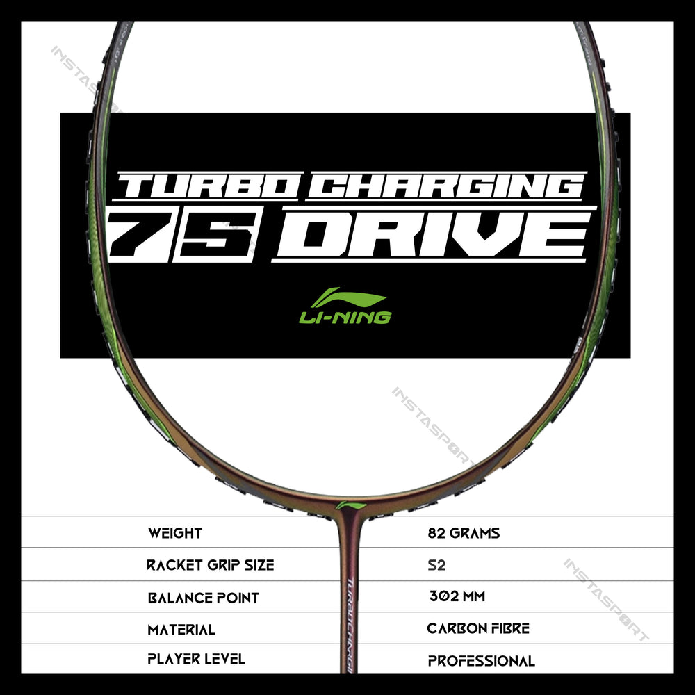 Li-Ning Turbo Charging 75D Badminton Racket - InstaSport