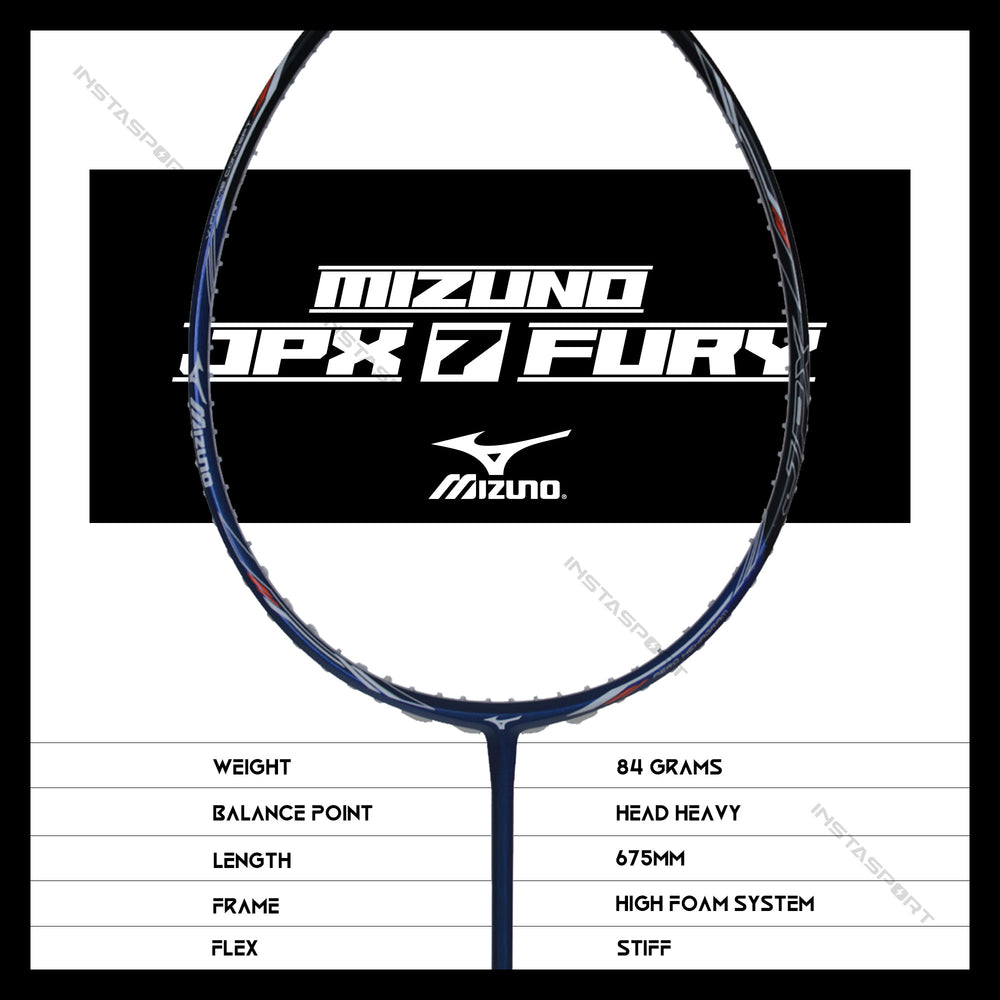 Mizuno JPX 7 Fury Badminton Racket - InstaSport