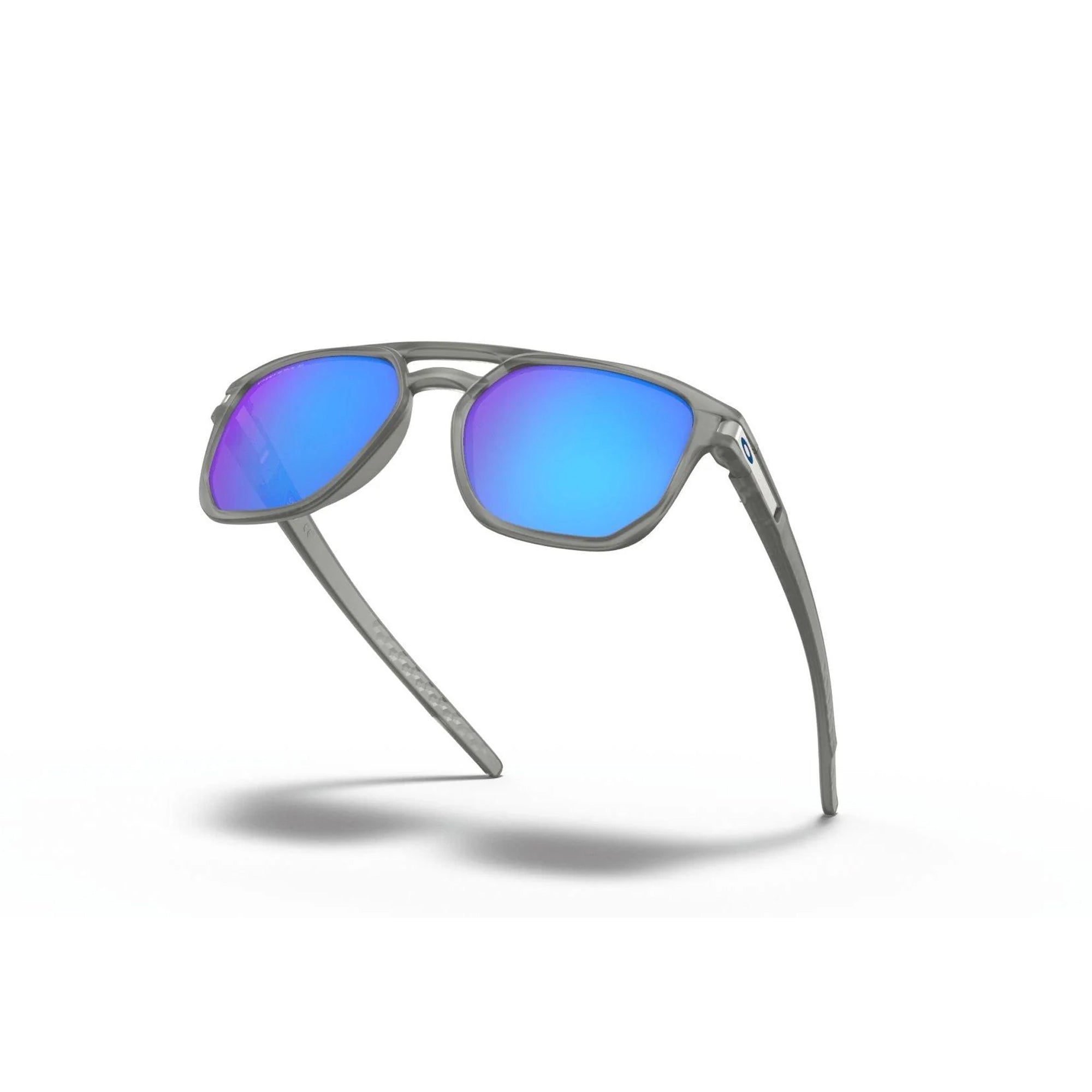 Oakley  Latch Beta Matte Grey Prizm Sapphire Irid Polar Sunglass - InstaSport