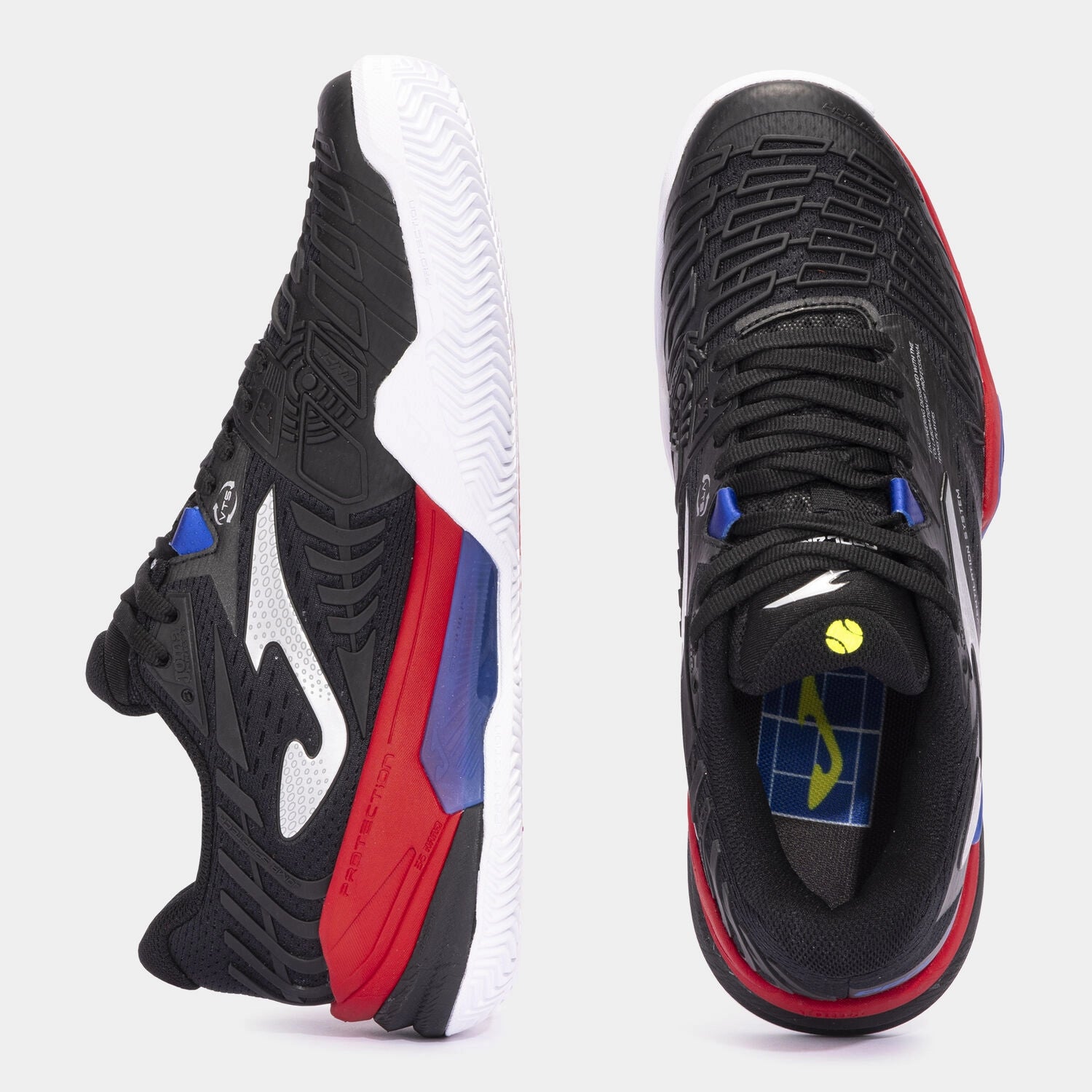 Joma T.Roland 2401 Men's Tennis Shoe - Black & Red