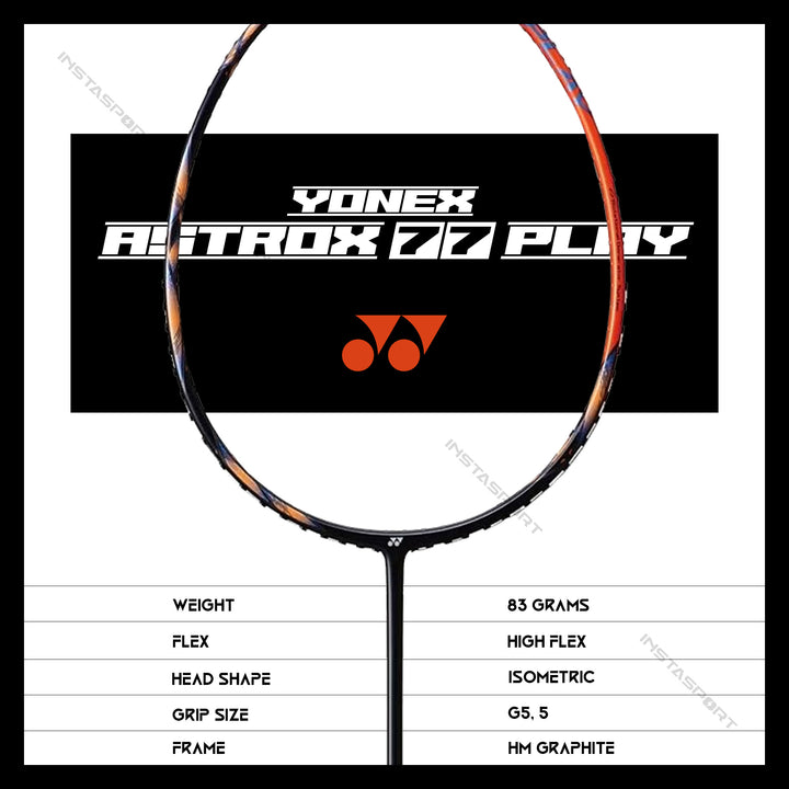 YONEX Astrox 77 Play Badminton Racket - InstaSport