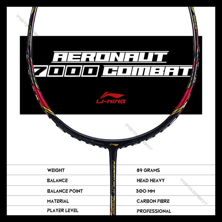 Li-Ning Aeronaut 7000 Combat Badminton Racket - InstaSport