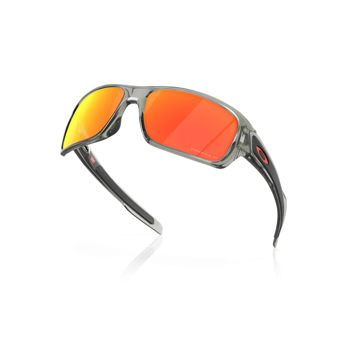 Oakley Customized Turbine Polished Clear Prizm Ruby Polarized Sunglass