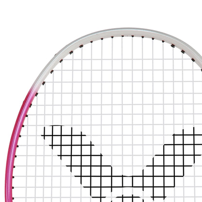 Victor Aura Speed 9 Strung Badminton Racket - Pink - 4U