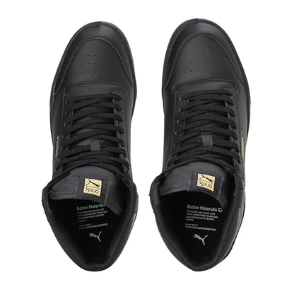 Puma Shuffle Mid one8 Better V2 Men's Sneakers (Black-Team Gold) 39181902