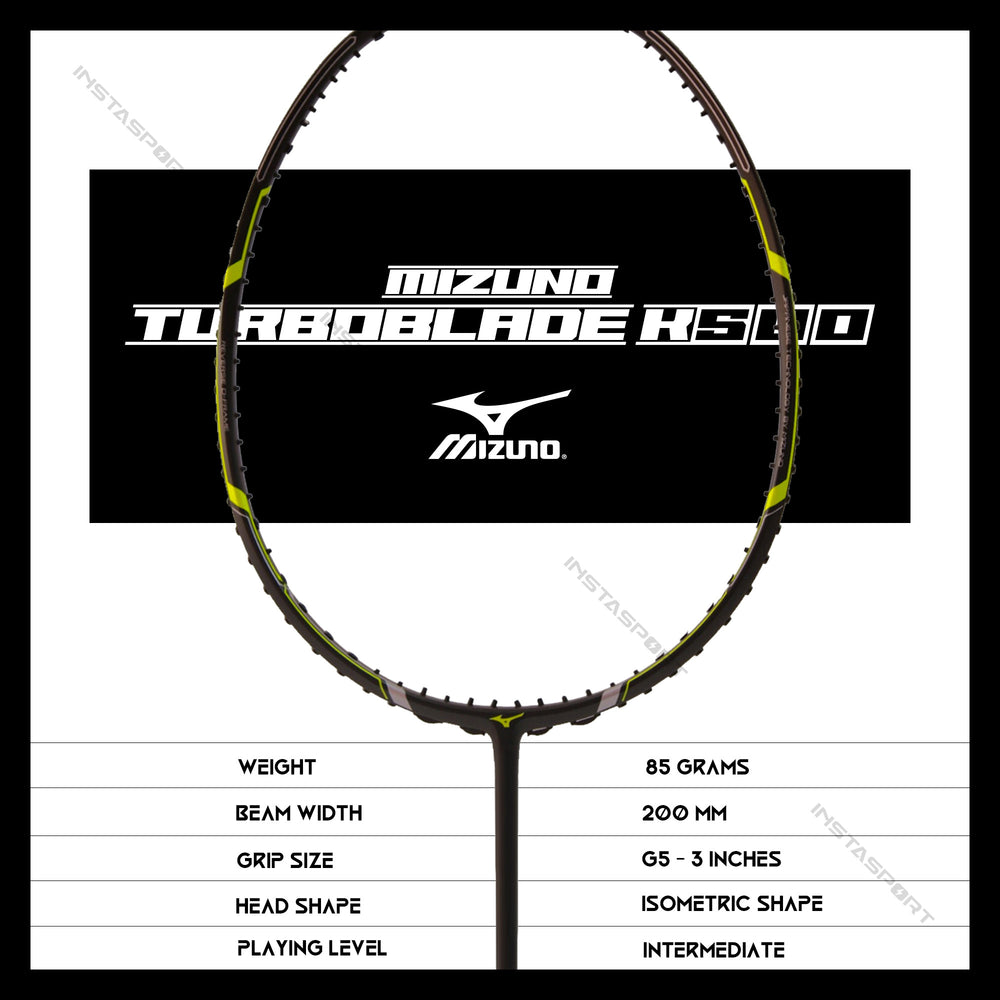Mizuno TurboBlade K500 Badminton Racket - InstaSport