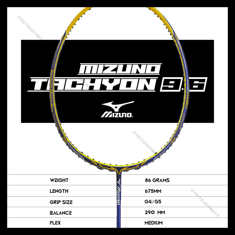 Mizuno Tachyon 9.6 Badminton Racket - InstaSport