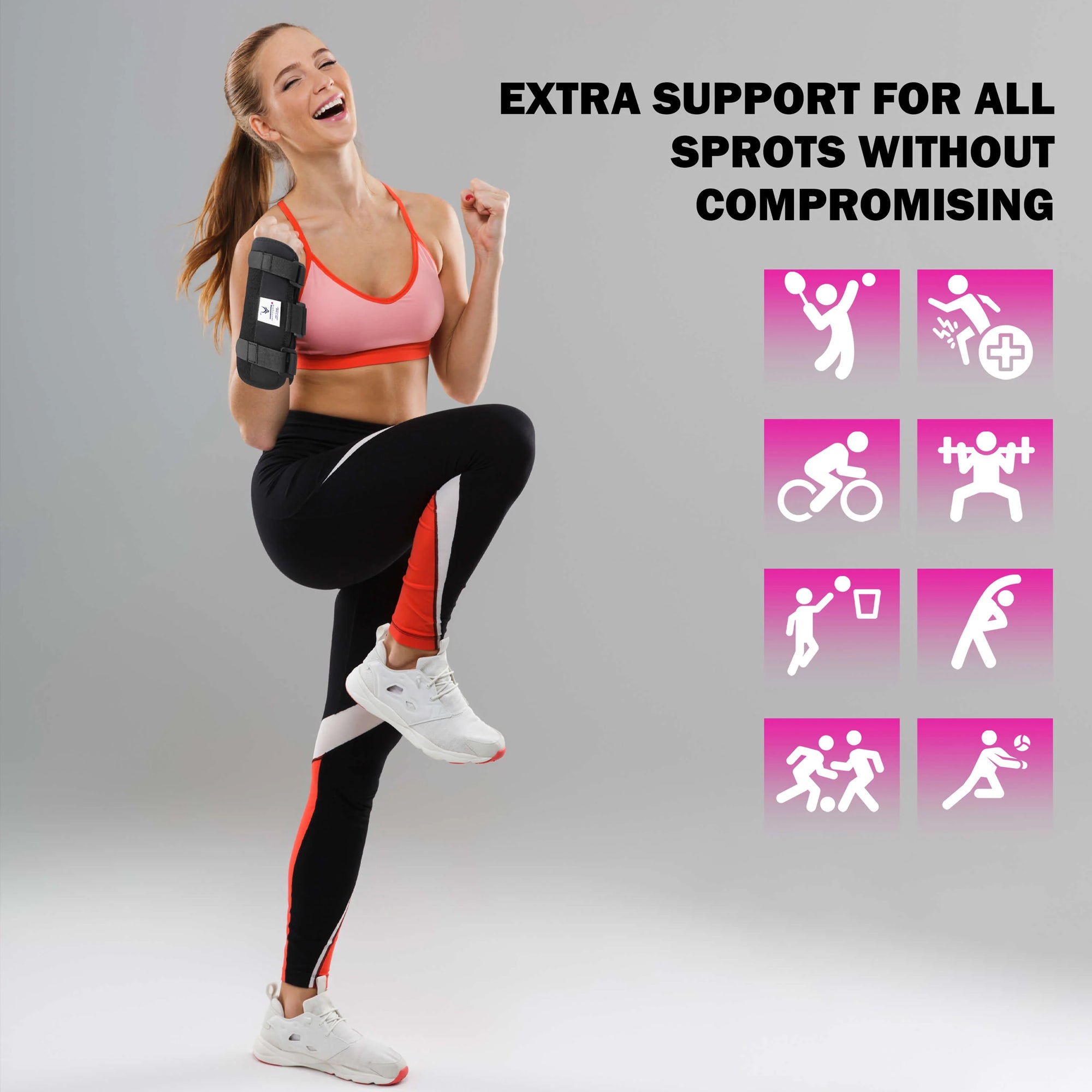 Springbok Wrist Cock-Up Splint Brace for Men and Women - InstaSport