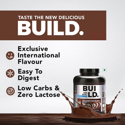 Build 100% Whey Isolate Belgium Chocolate - InstaSport