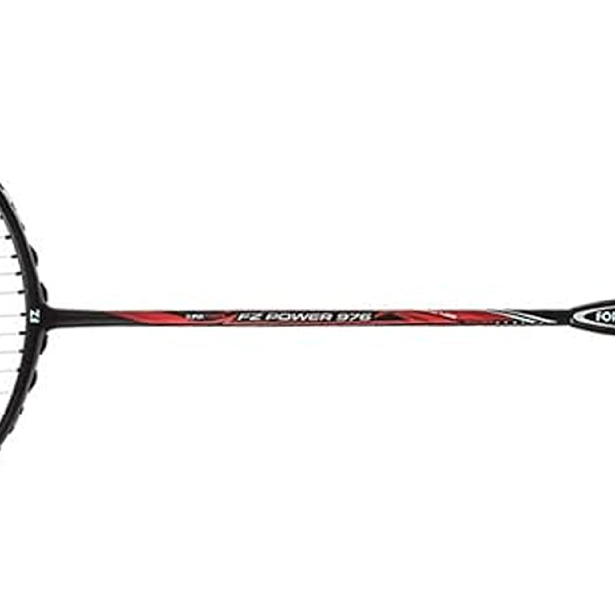 Fz Forza Power 976 Strung Attacking Badminton Racket - Black/Red