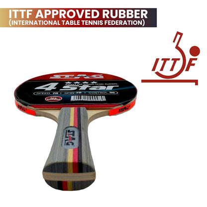 Stag 4 Star Table Tennis Racquet - InstaSport