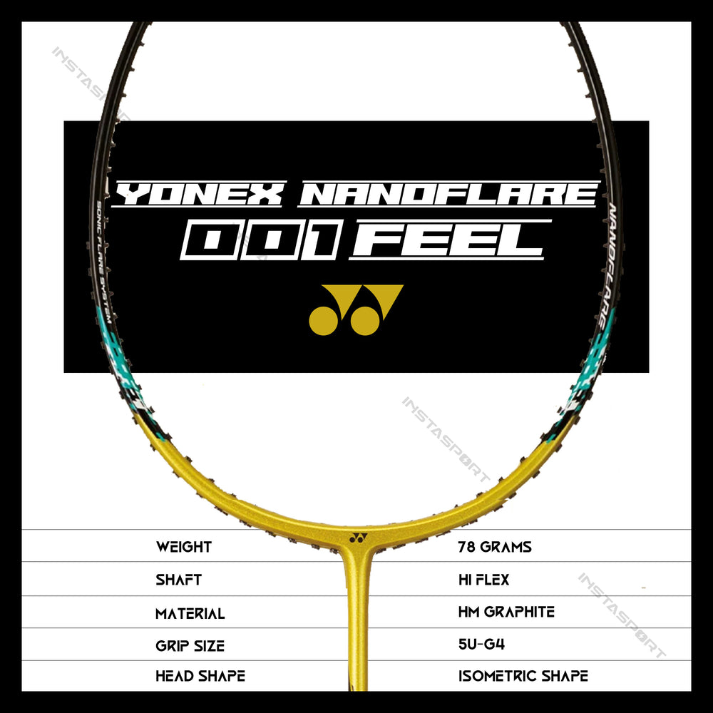 YONEX Nanoflare 001 Feel Badminton Racket - InstaSport
