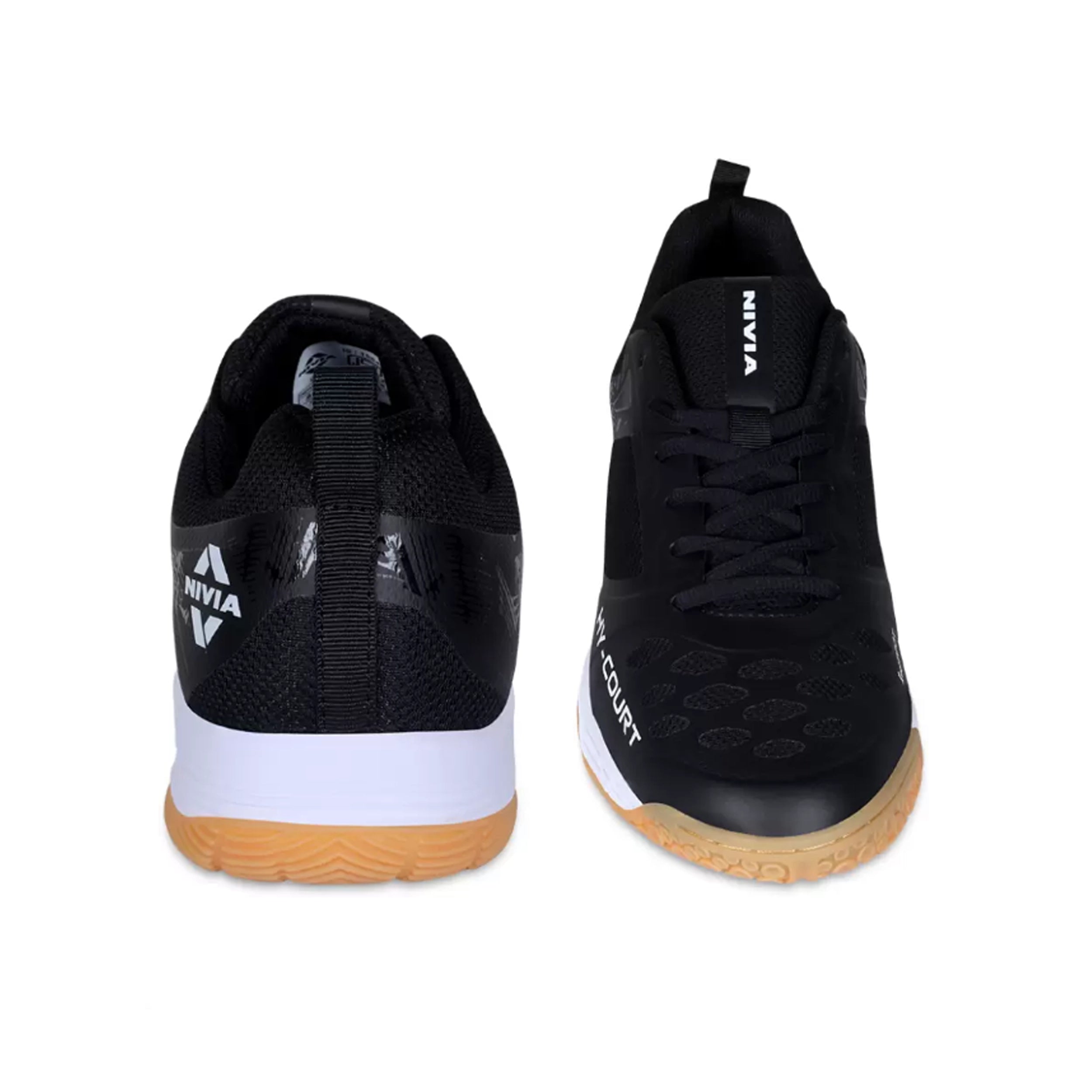 Nivia Hy-Court 2.1 Badminton Shoes - Black