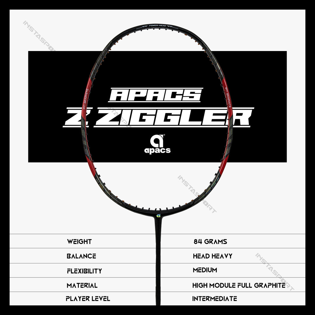 Apacs Z Ziggler (Black) Badminton Racket