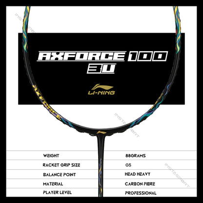 Li-Ning AXFORCE 100 (3U) Badminton Racket - InstaSport