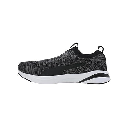 Puma Softride Rift Runlyn Knit Men's Slip-On Shoes (Black-Cool Dark Gray-Lemon Meringue) 31076601