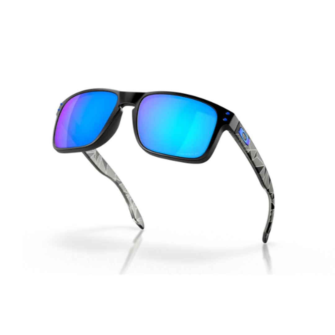 Oakley Holbrook Matte Black Prizm Sapphire Irid Polar Sunglass