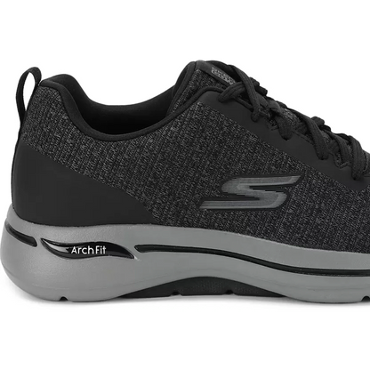 SKECHERS GO WALK ARCH FIT - O Walking Shoes For Men  (Black) (216184-BLK) - InstaSport