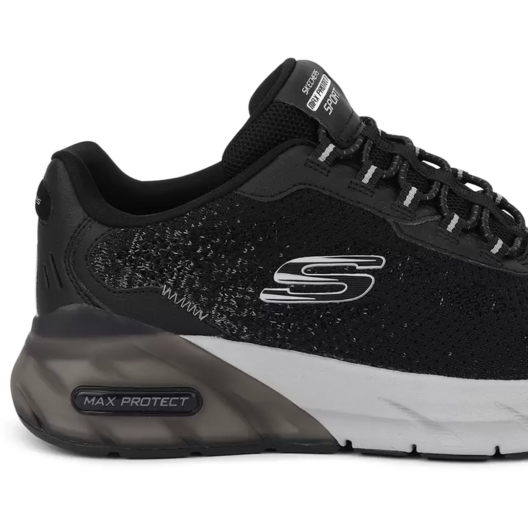 SKECHERS MEN'S MAX PROTECT SPORT - NEW POINT (232663-BKGY)