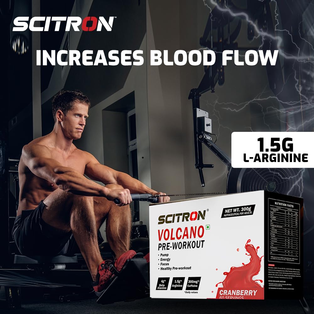 Scitron Volcano Pre-Workout - (Cranberry) - InstaSport