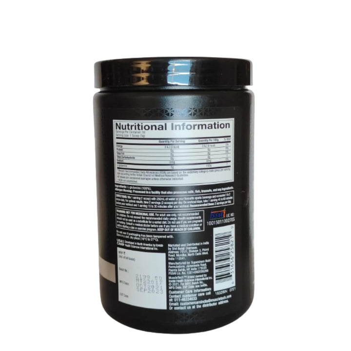 MuscleTech Glutamine Powder - 250 Gms - InstaSport