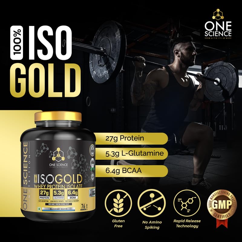 One Science Iso Gold Whey Protein - (Blueberry Muffin) - InstaSport