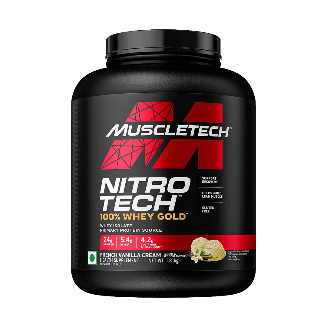 Muscletech Nitro-Tech 100% Whey Gold - (French Vanilla Cream) - InstaSport