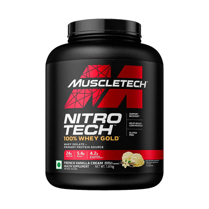 Muscletech Nitro-Tech 100% Whey Gold - (French Vanilla Cream) - InstaSport