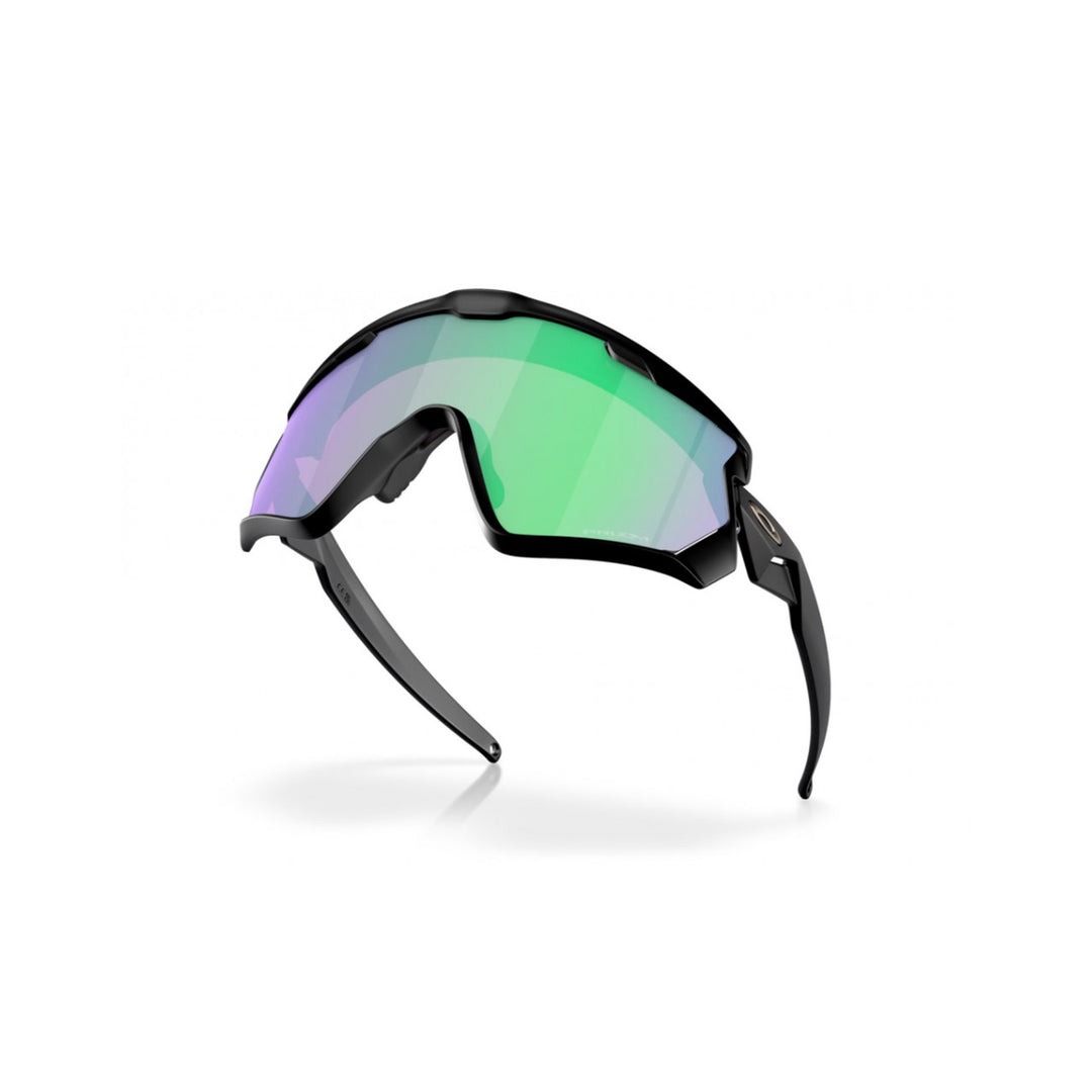 Oakley Wind Jacket Matte Black Prizm Road Jade Sunglass