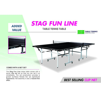 Stag Fun Line Table Tennis Table - InstaSport