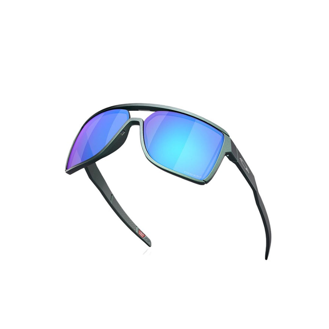 Oakley CASTEL Matte Silver/Blue Colour shift Prizm Sapphire