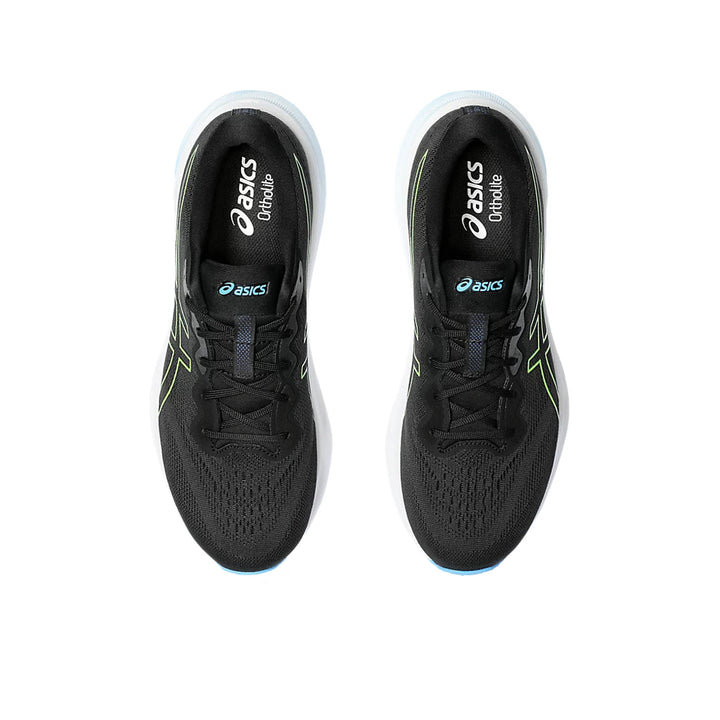 ASICS GEL PULSE 15 MENS' (BLACK/ ELECTRIC LIME) RUNNING SHOES