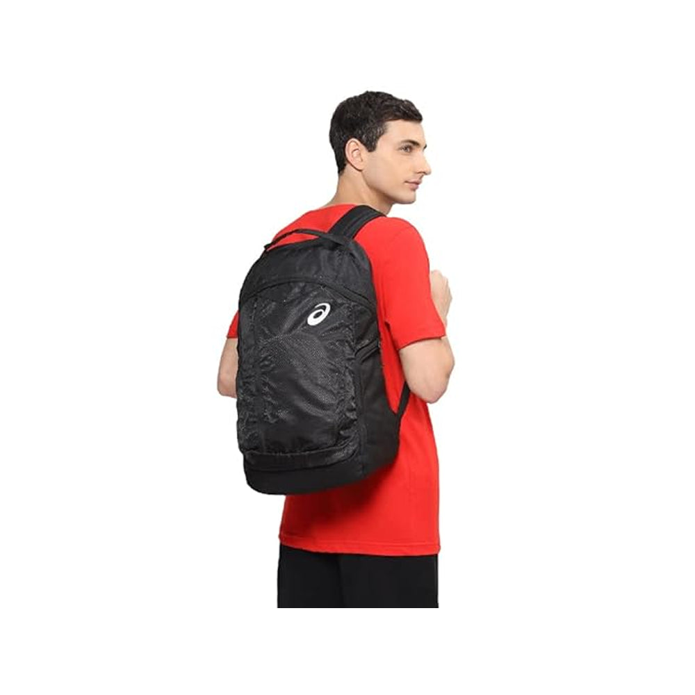 ASICS SPIRAL LOGO BACK PACK (UX) - PERFORMANCE BLACK