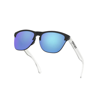 Oakley Frogskins Lite Matte Black Prizm sapphire Sunglass - InstaSport