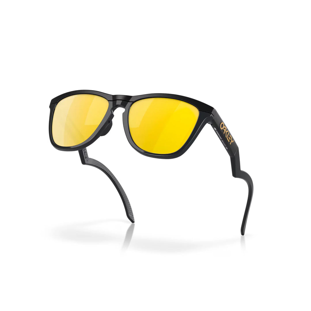 Oakley Frogskins Hybrid Matte Black Prizm 24 K Polar Sunglass