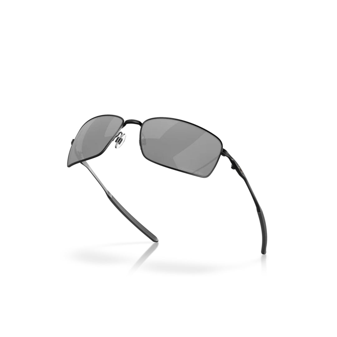 Oakley Square Wire Matte Black Iridium Polarised Sunglass