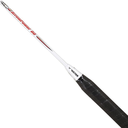 Victor Arrow Power 80 Unstrung Badminton Racket (White / Black)