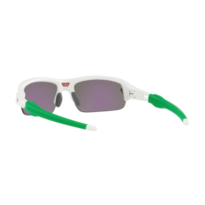 Oakley Flak XXS matte white prism jade Sunglasses