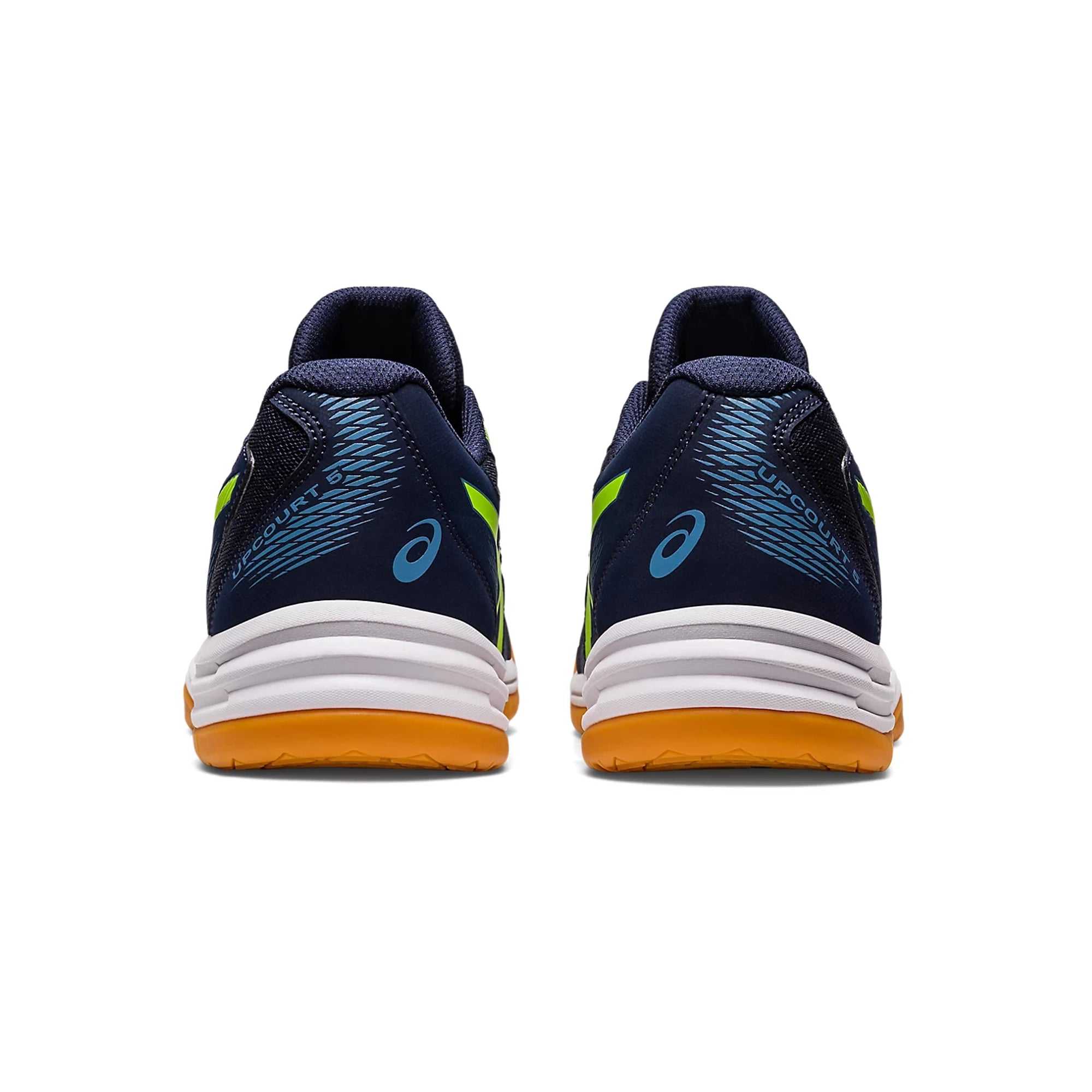 Asics Upcourt 5 (Midnight/ Hazard Green)  Badminton Shoes - InstaSport