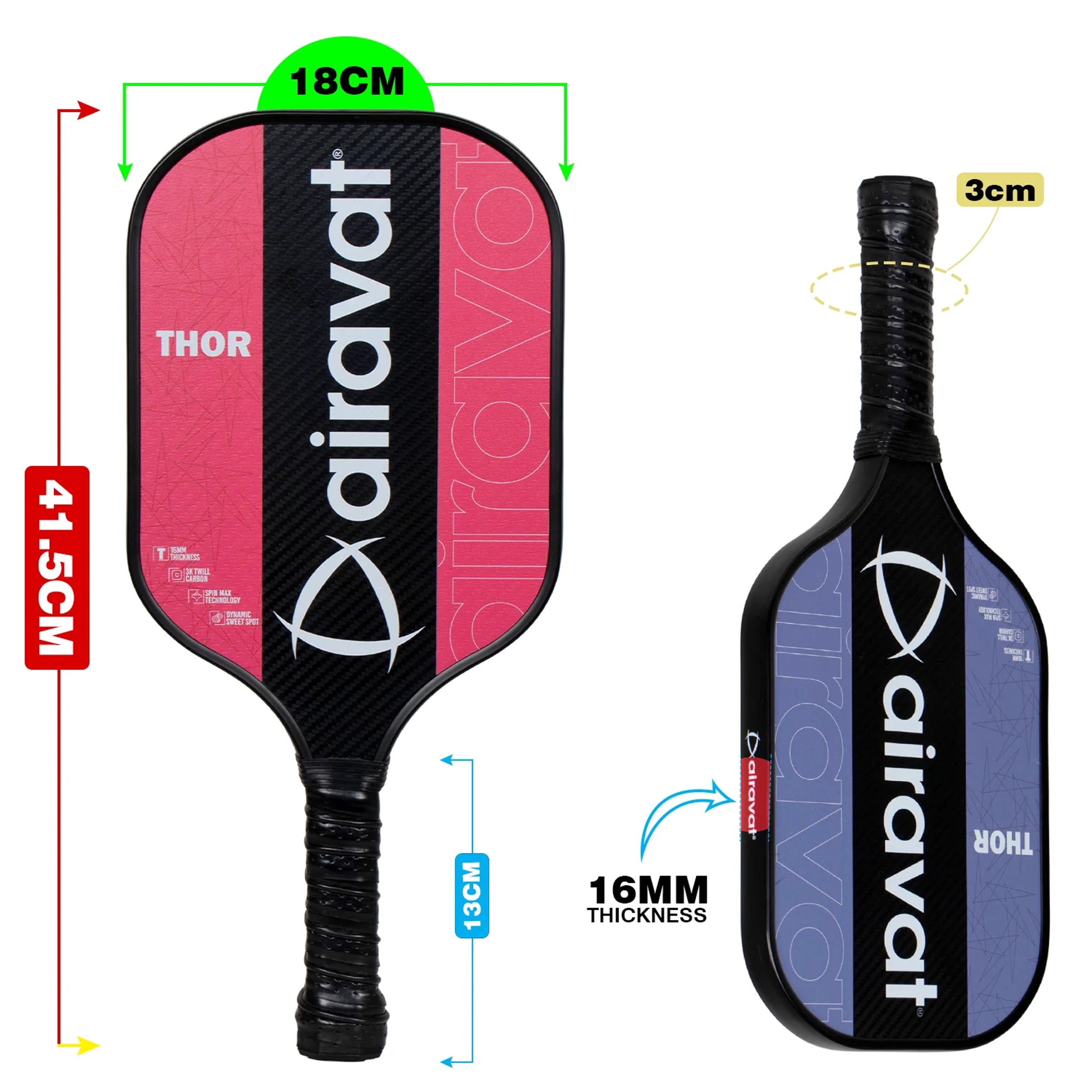 AIRAVAT THOR PICKLEBALL PADDLE 7406