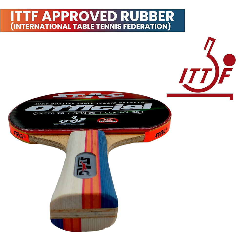 Stag Official Table Tennis Racquet - InstaSport