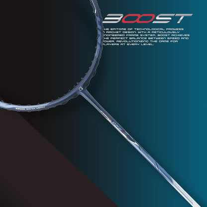 Apacs Finapi One Boost Badminton Racket - Grey/Blue - InstaSport