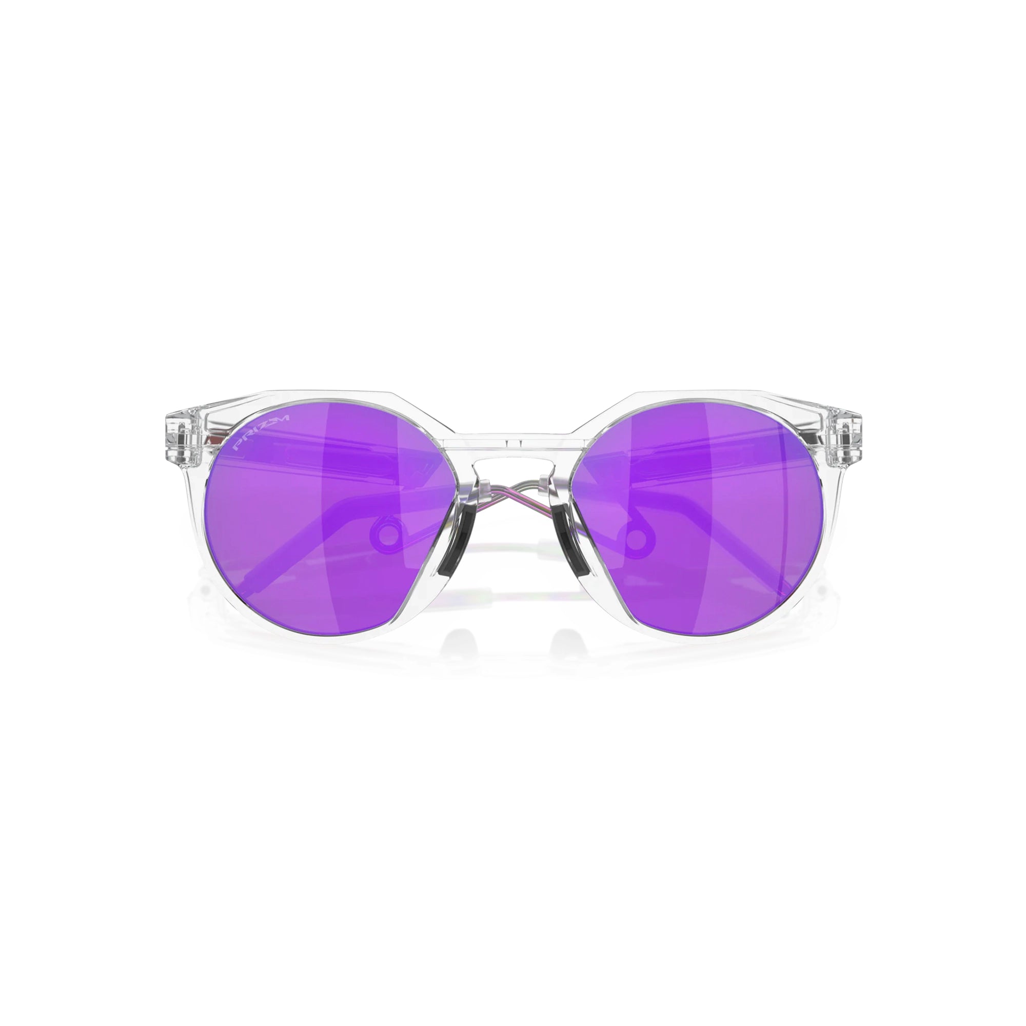 Oakley HSTN Metal Matte Clear Prizm Violet Sunglass - InstaSport