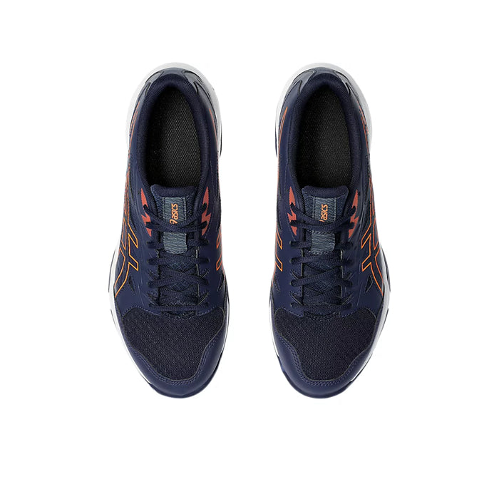 Asics Gel Rocket 11 Badminton Shoes (Peacoat/ Shocking Orange) - InstaSport