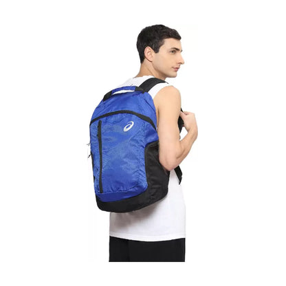 ASICS SPIRAL LOGO BACK PACK (UX) - BLUE/PERFORMANCE BLACK - InstaSport