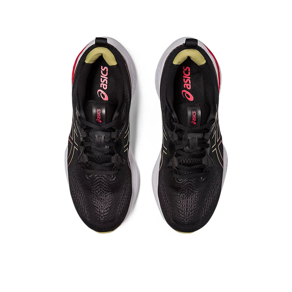 ASICS GEL-CUMULUS 25 (M) - BLACK/ELECTRIC RED RUNNING SHOES