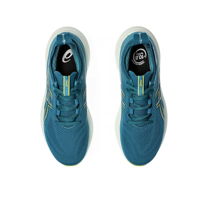 ASICS GEL NIMBUS 26 MEN'S (EVENING TEAL/ LIGHT MUSTARD) RUNNING SHOES - InstaSport