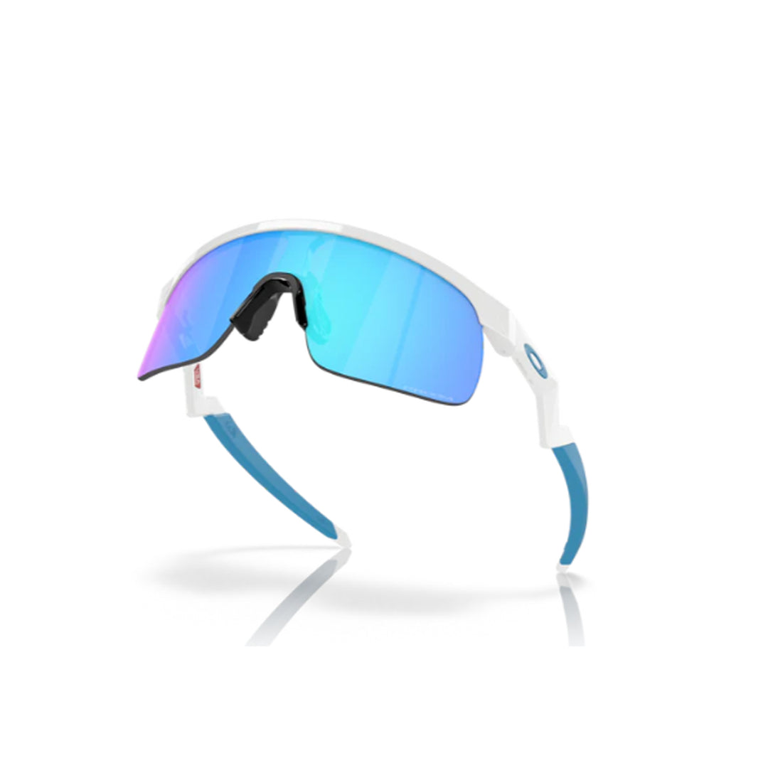 Oakley Resistor Polished White Prizm Sapphire Sunglass