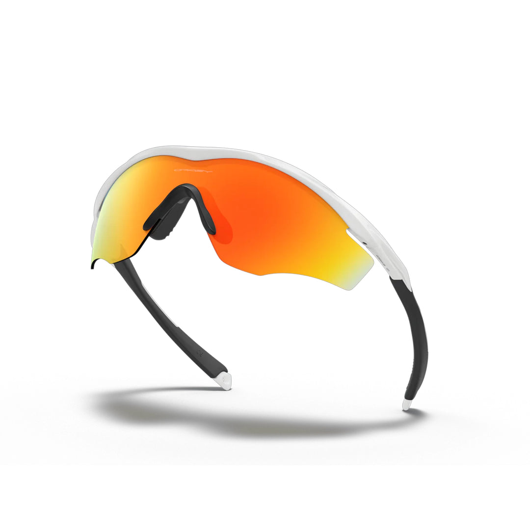 Oakley M2 Frame XL polished white fire iridium Sunglass